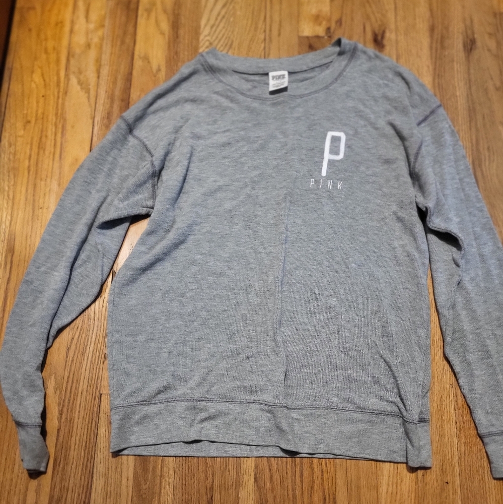 PINK Victoria's Secret Heather Gray Tee